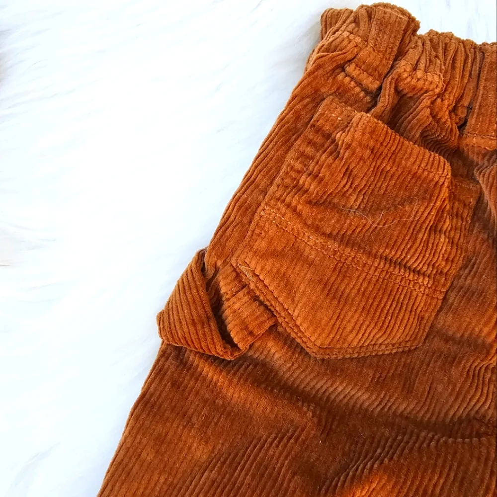 2 Piece Set Baby Gap Flannel Shirt Burgundy & Baby Gap Corduroy Lined Pants
